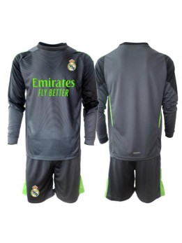 Real Madrid Målvakt Replika Tredje Kläder Barn 2025-26 Långärmad (+ byxor)